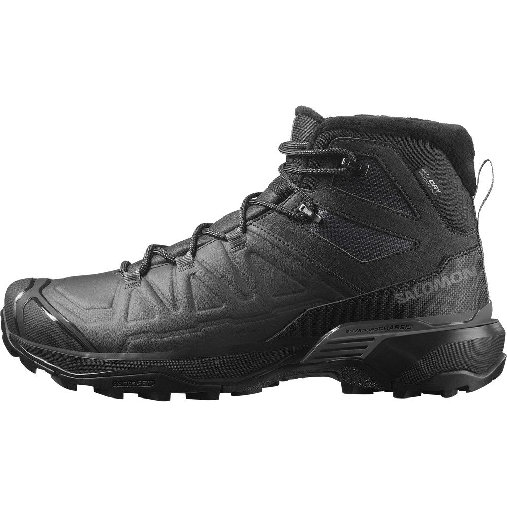 Men's Insulated Waterproof Winter Boots - Black