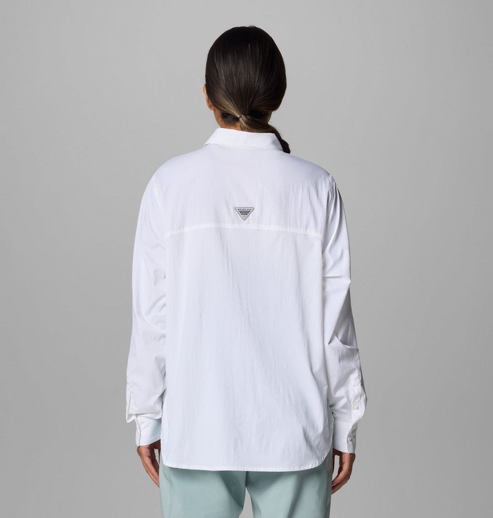 Women's UPF 50 Roll-Tab Fishing Shirt - Lavender