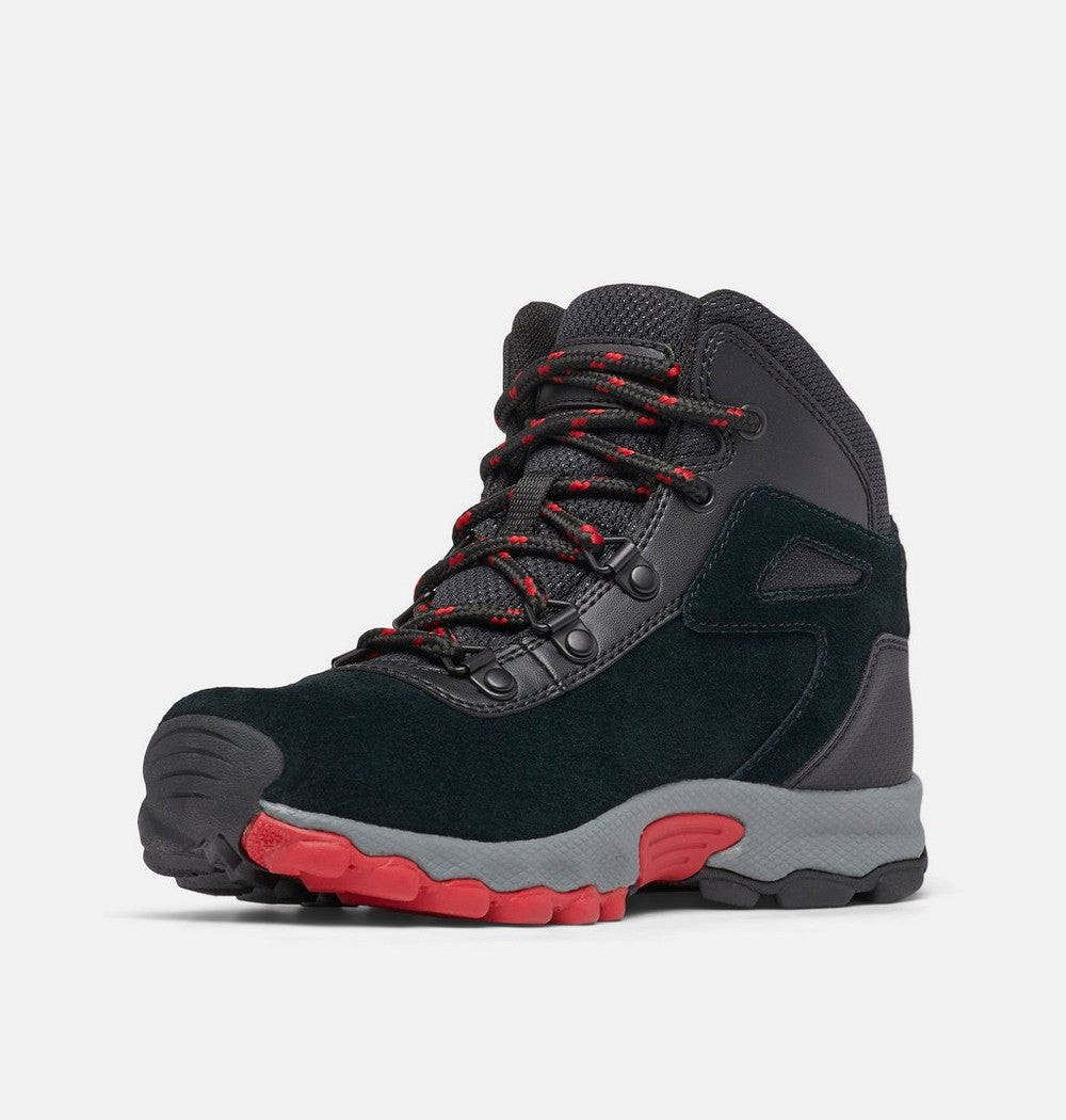 Big Kids' Suede Trail Hiking Boot - Black Red