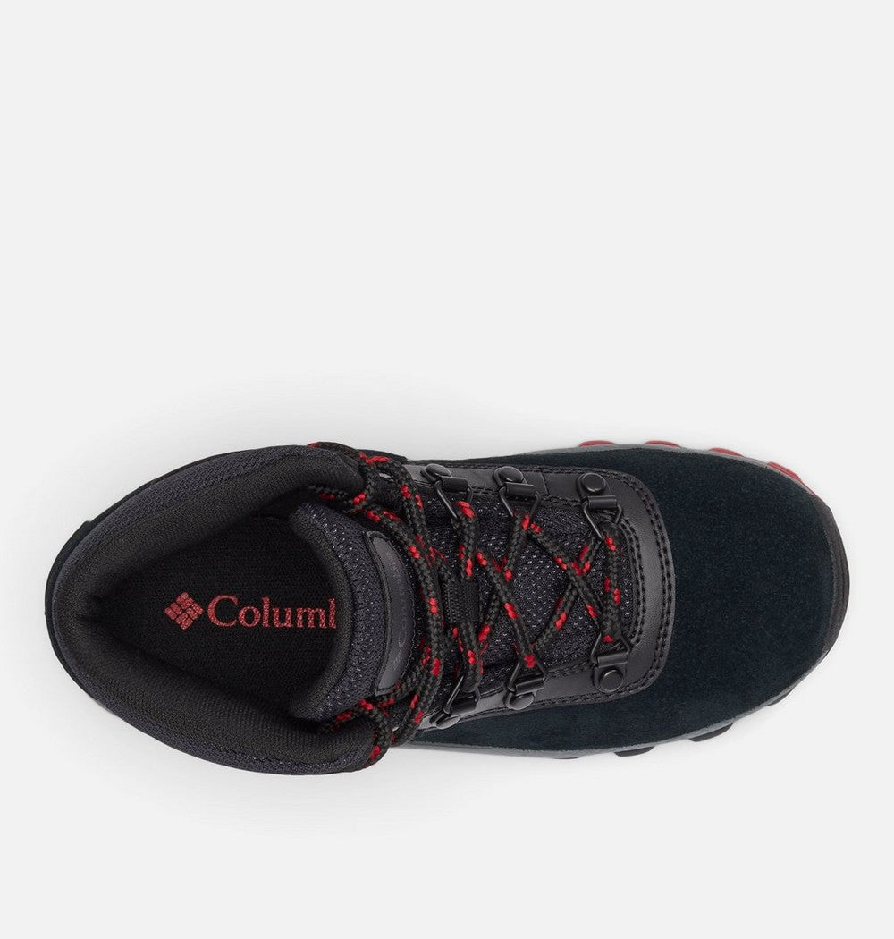 Big Kids' Suede Trail Hiking Boot - Black Red