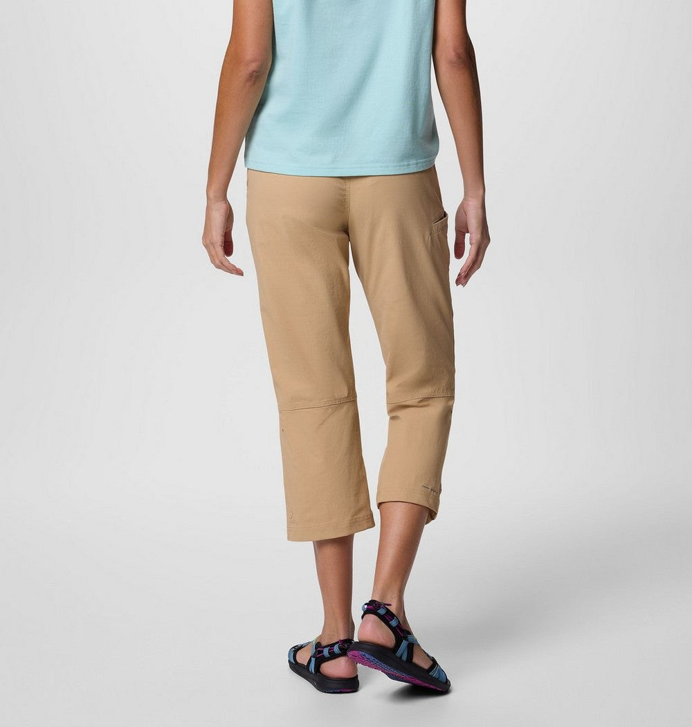 Women's UPF 50 Hiking Capris - Tan
