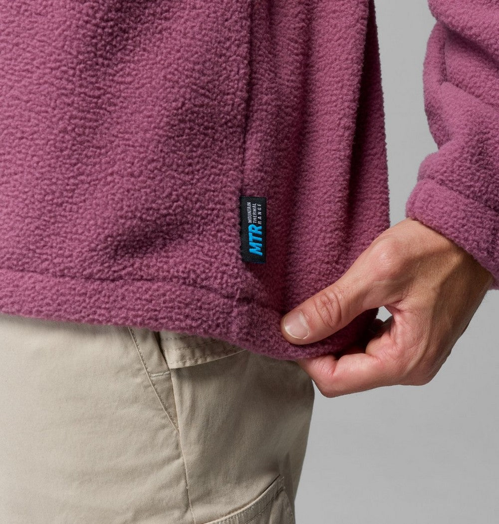 Men's Fleece Half-Zip Pullover - Dark Grey