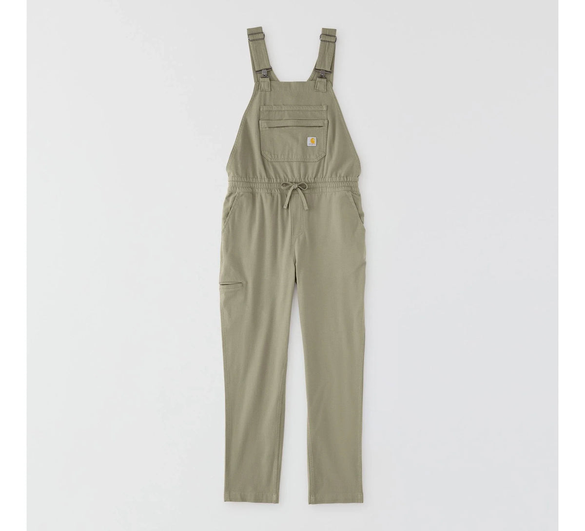 Women's Stretch Ripstop Bib Overalls - Olive