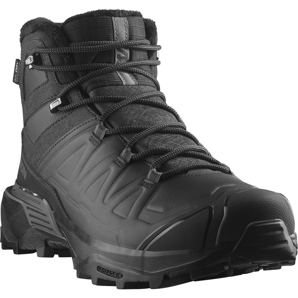 Men's Insulated Waterproof Winter Boots - Black