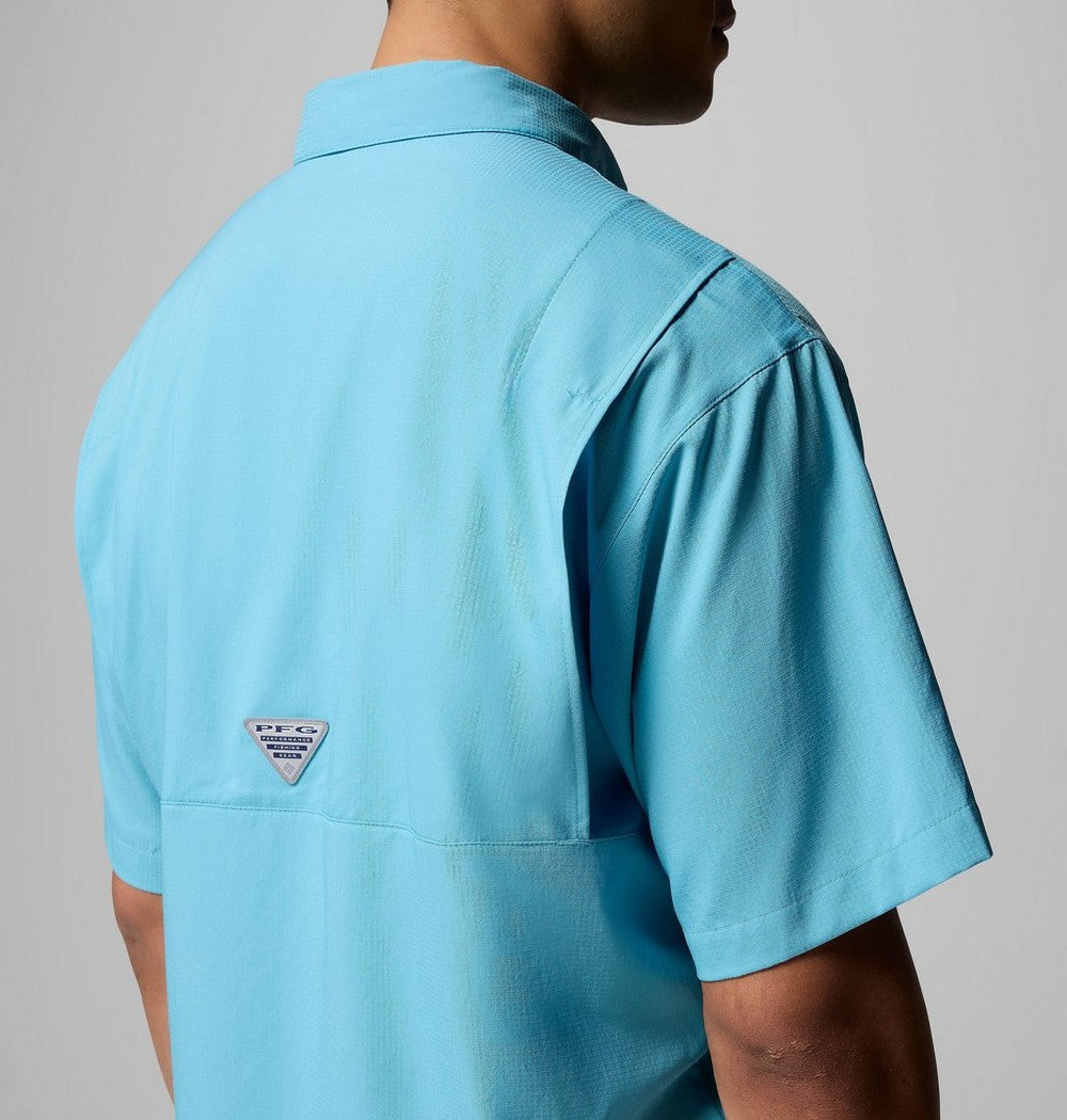 Men's Short-Sleeve Fishing Shirt - Blue