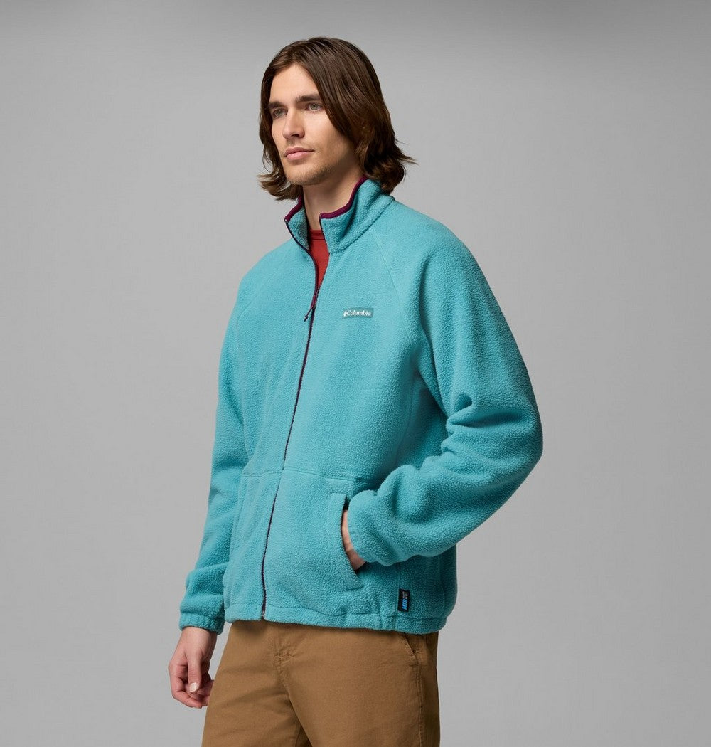 Men's Full-Zip Fleece Jacket - Sage