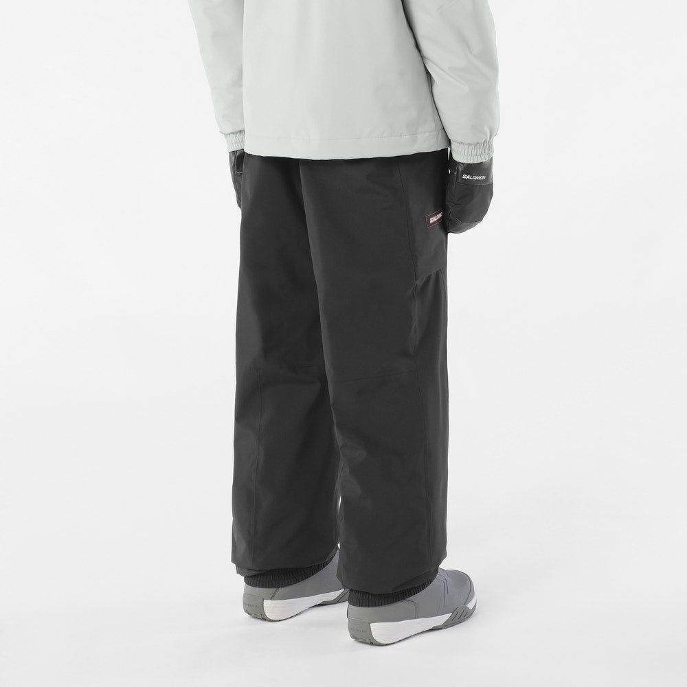 Men's Waterproof Snow Shell Pants - Black
