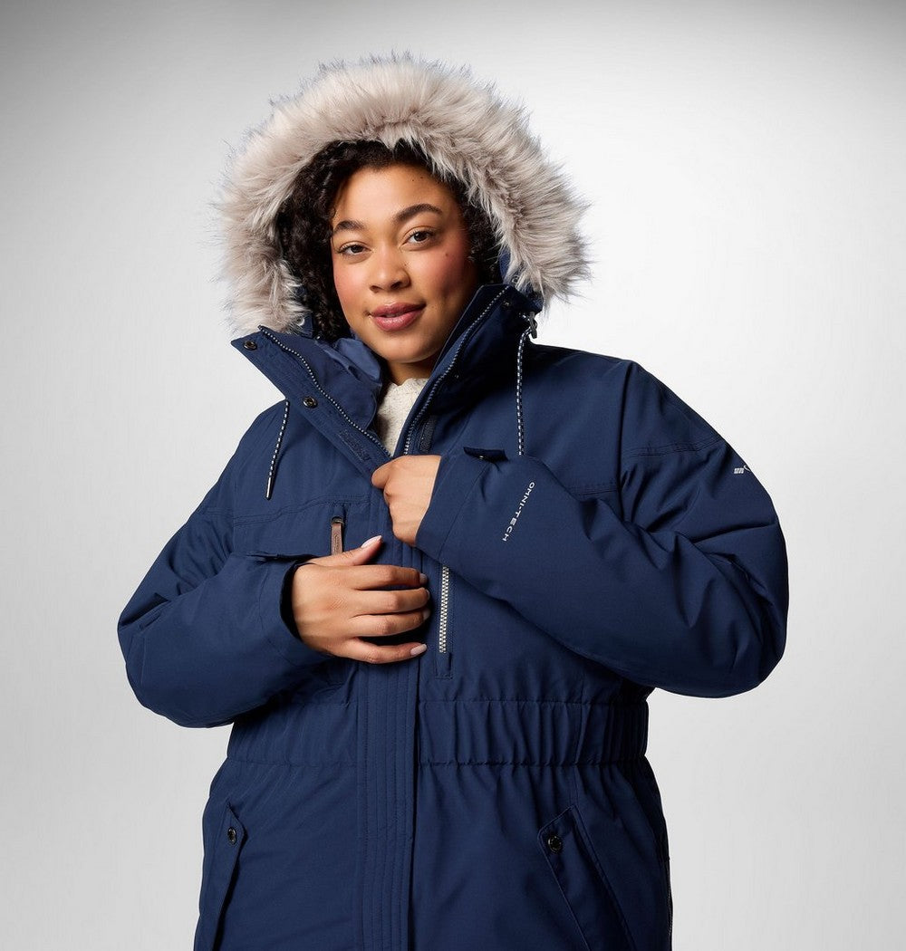 Women's Plus 3-In-1 Hooded Winter Jacket - Green
