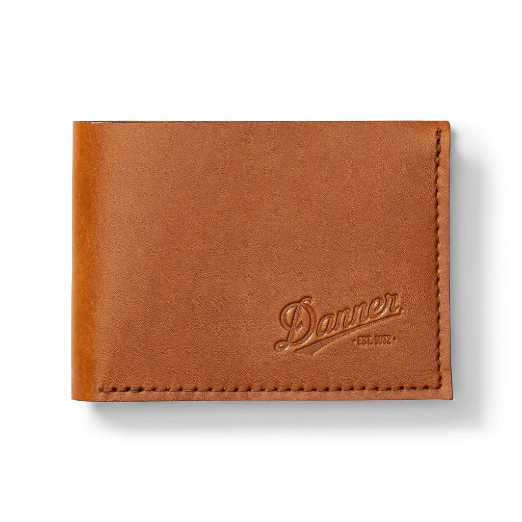 Leather Bi-Fold Wallet - Brown