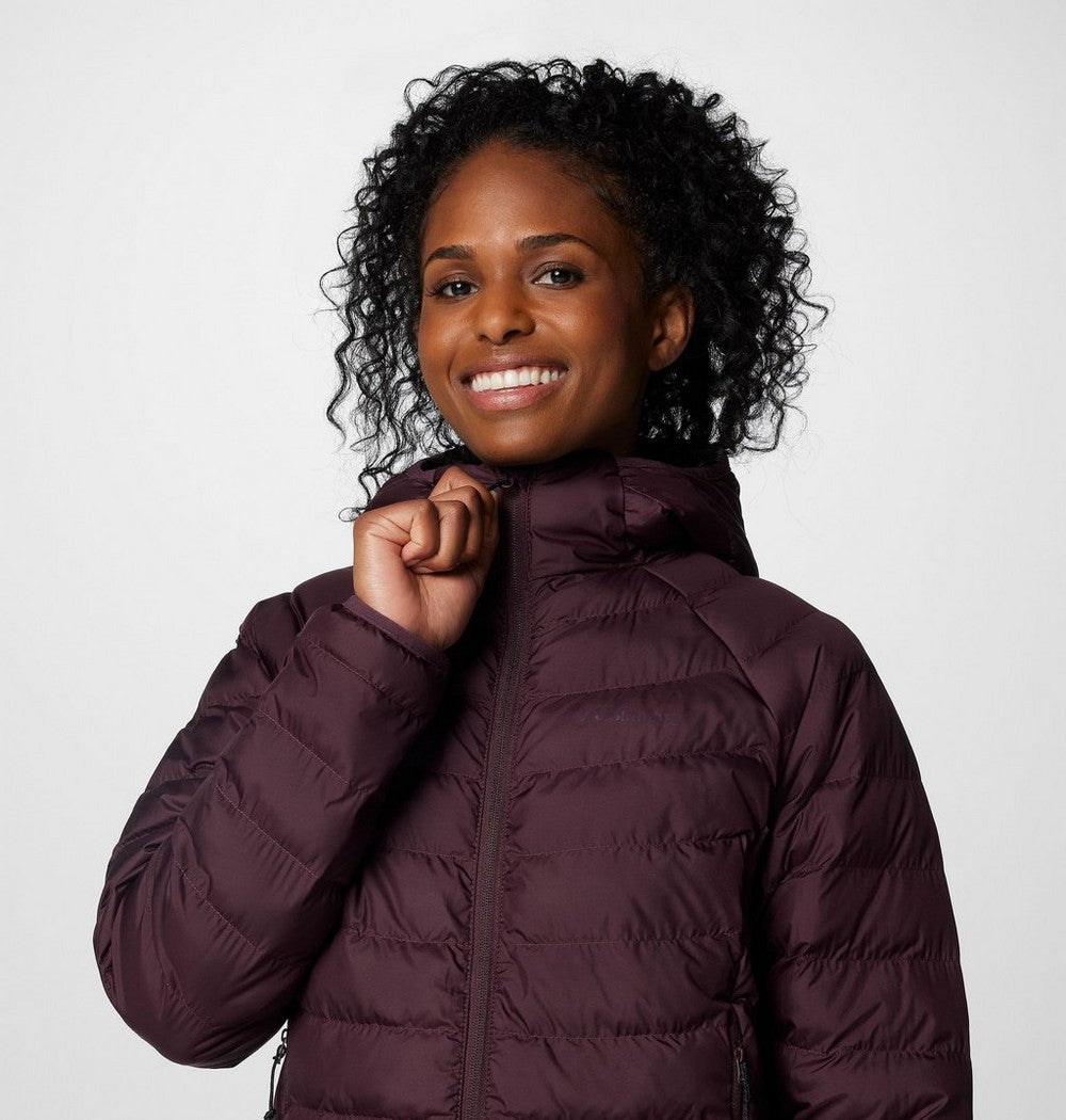 Women's Hooded Puffer Jacket - Navy