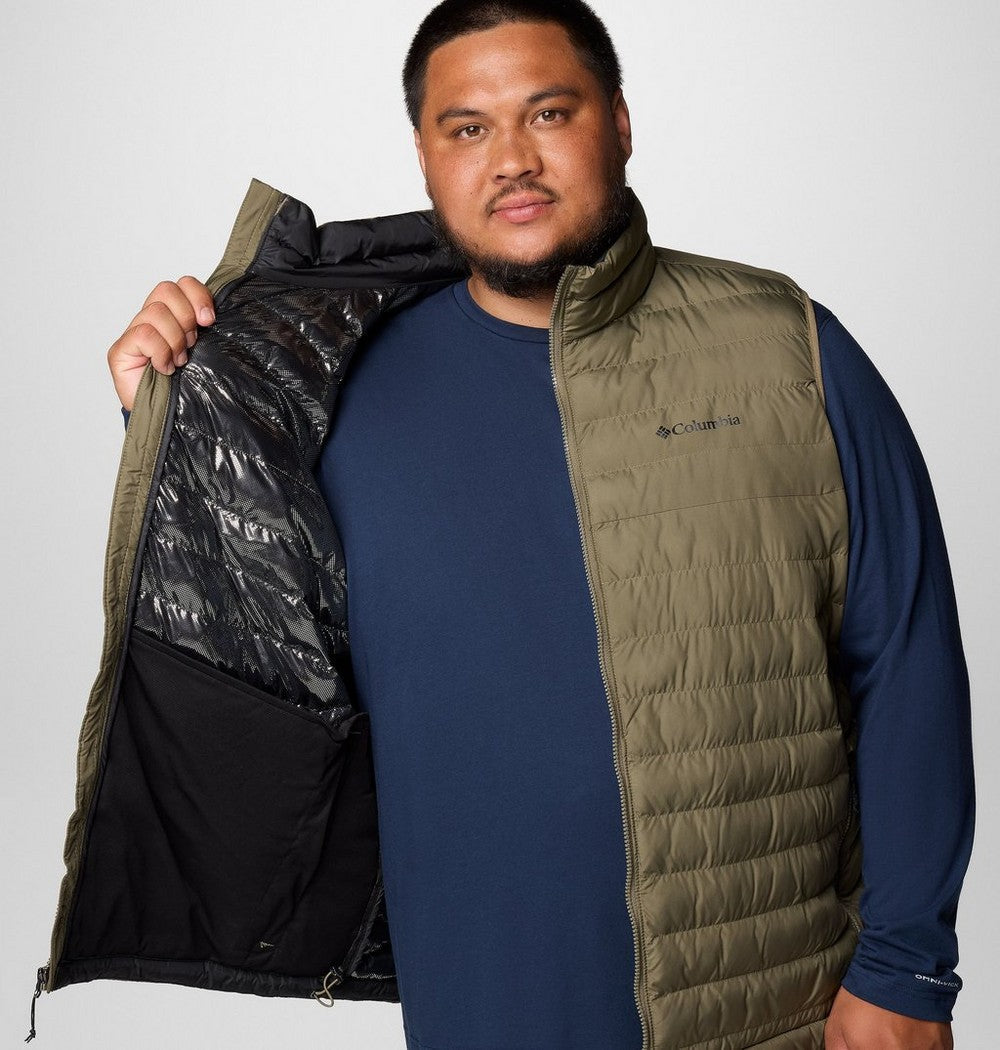 Men's Big Insulated Puffer Vest - Green