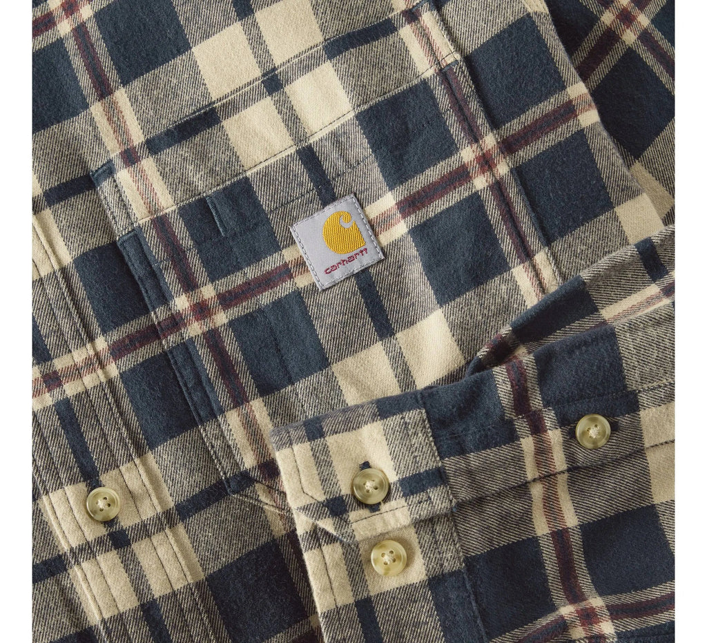 Men's Stretch Plaid Flannel Shirt - Red