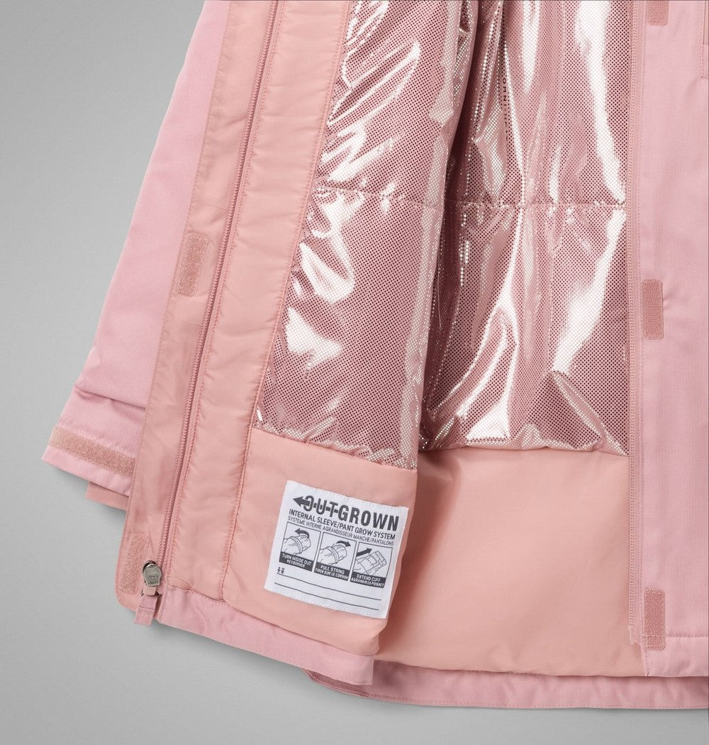 Girls' Long Insulated Parka - White