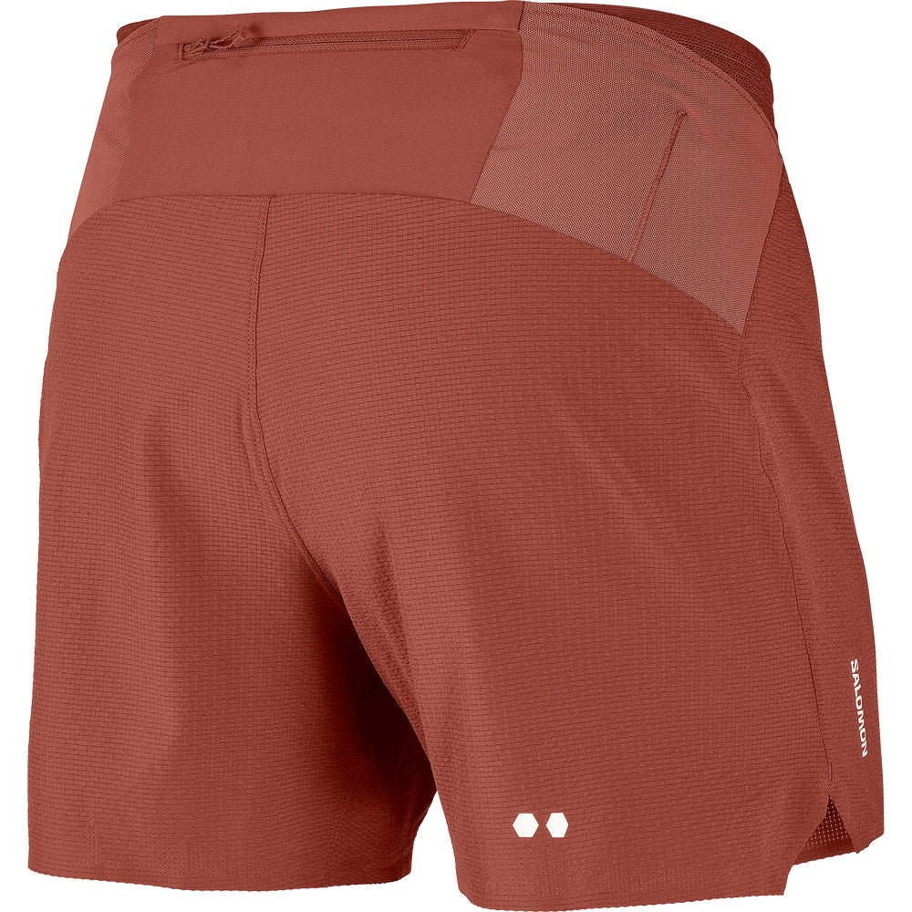 Men's 5-Inch Running Shorts - Brown