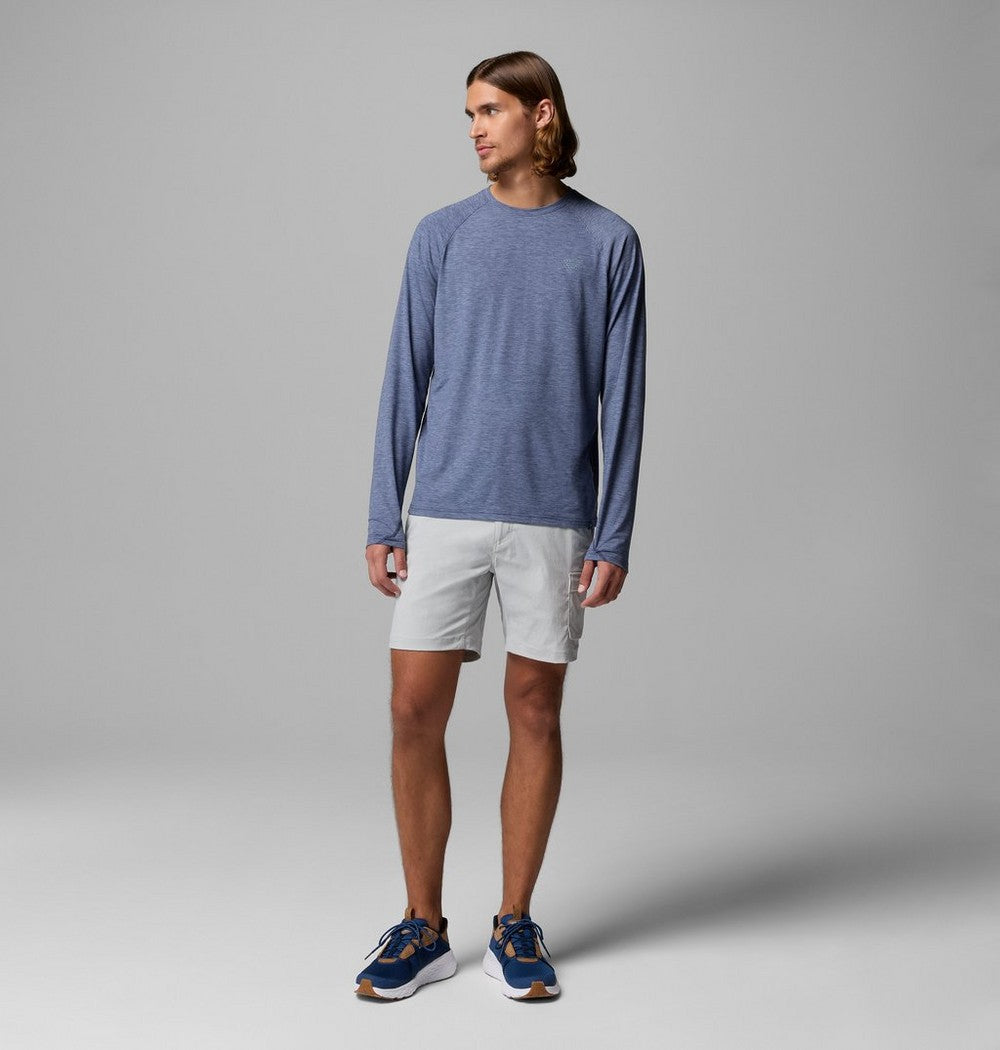 Men's Long-Sleeve Fishing Shirt - Blue