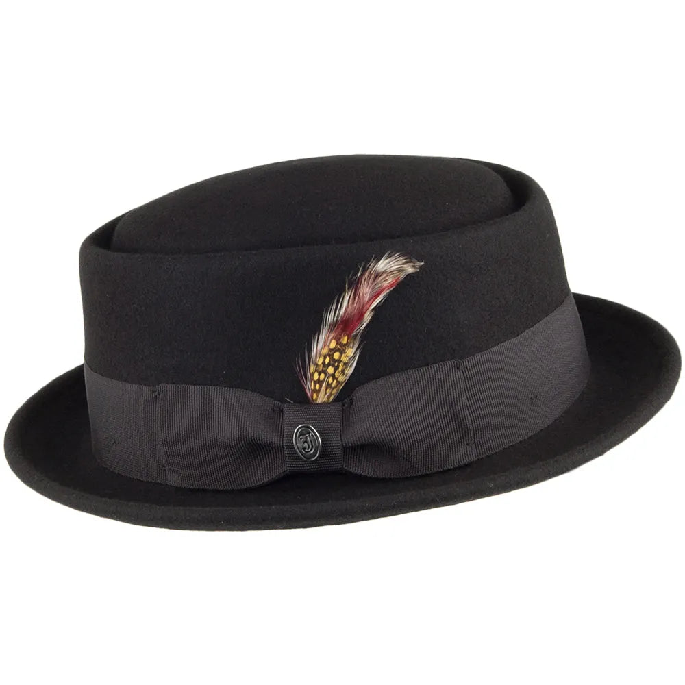 Thread Jaxon & James Crushable Pork Pie Black Wholesale Pack