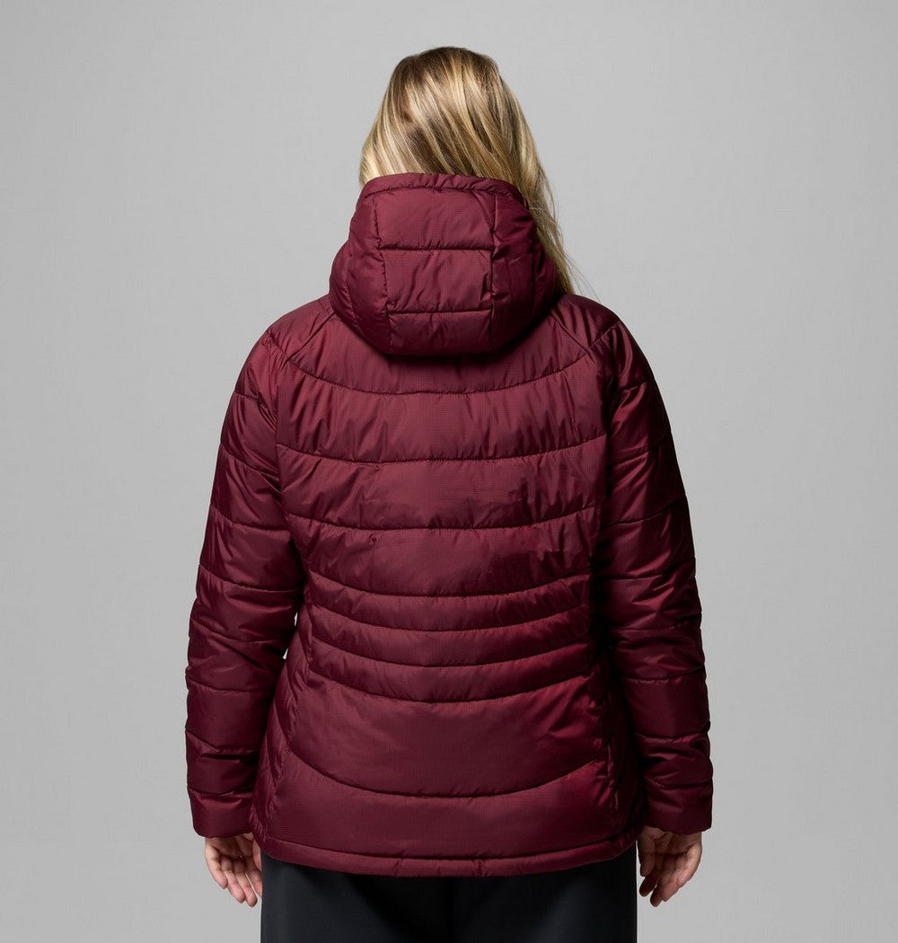 Women's Plus Size Insulated Hooded Jacket - Blue