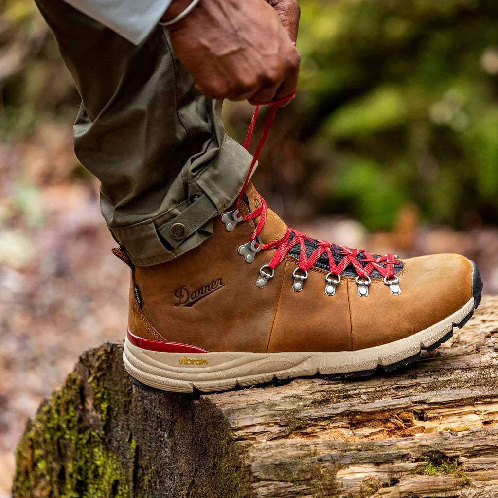 Men's 4.5-Inch Waterproof Hiking Boot - Brown/Red