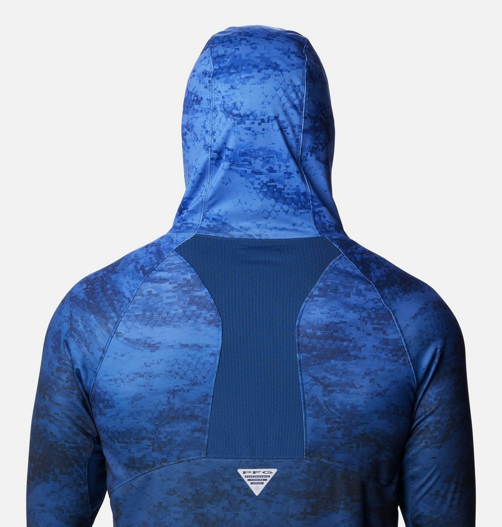Men's Ventilated UPF 50 Sun Hoodie - Teal
