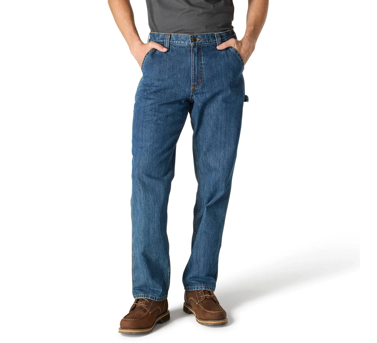 Men's Loose Straight Work Jeans - Blue