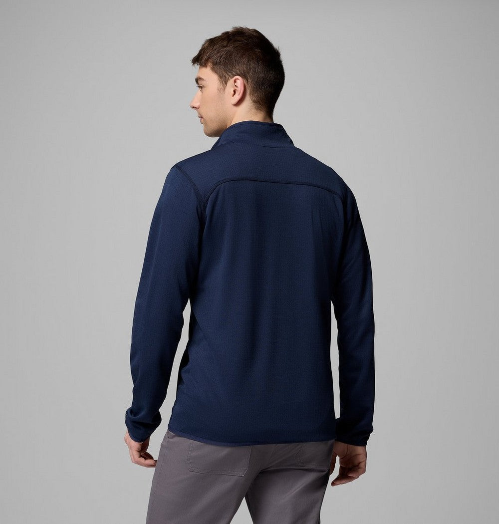 Men's Tall Grid Fleece Full-Zip Jacket - Gray