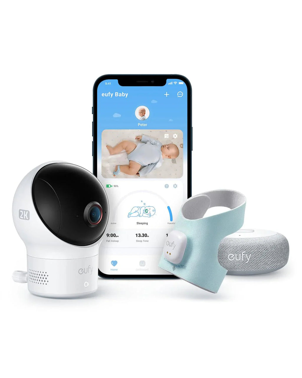 eufy Baby Smart Sock Baby Monitor With 2K Camera - S320