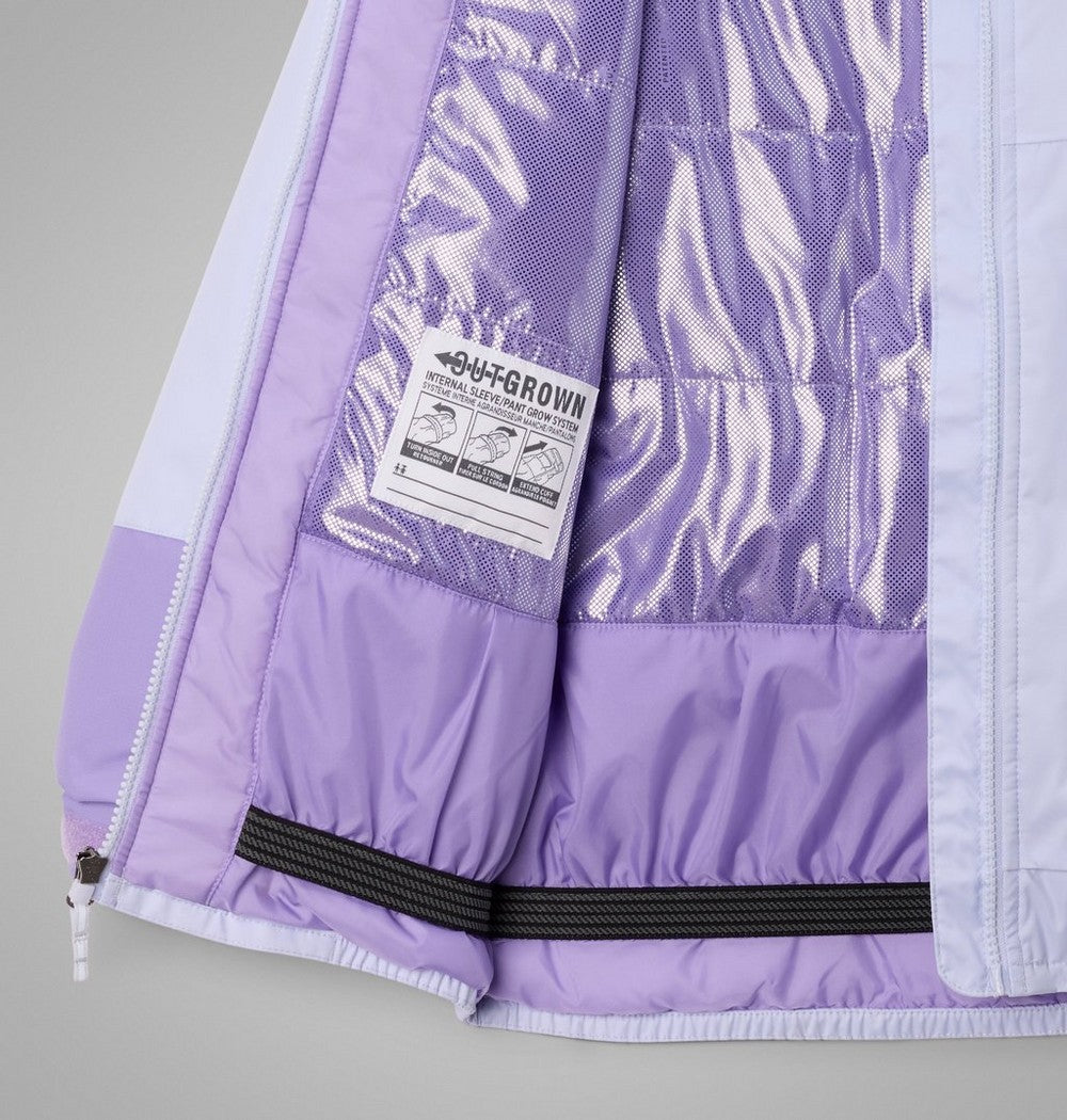 Girls' Waterproof Insulated Ski Jacket - Pink Red