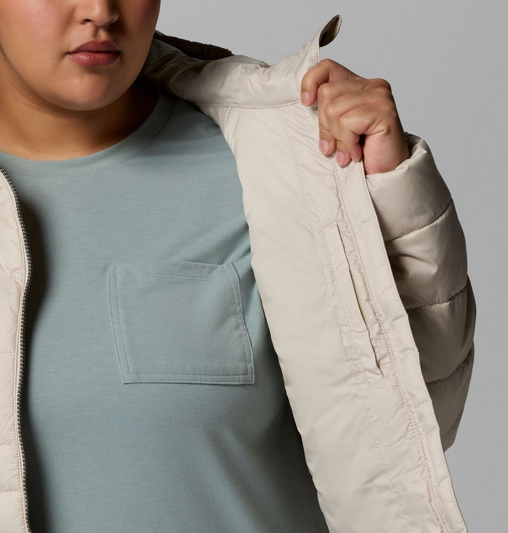 Women's Plus Size Insulated Hooded Jacket - Blue