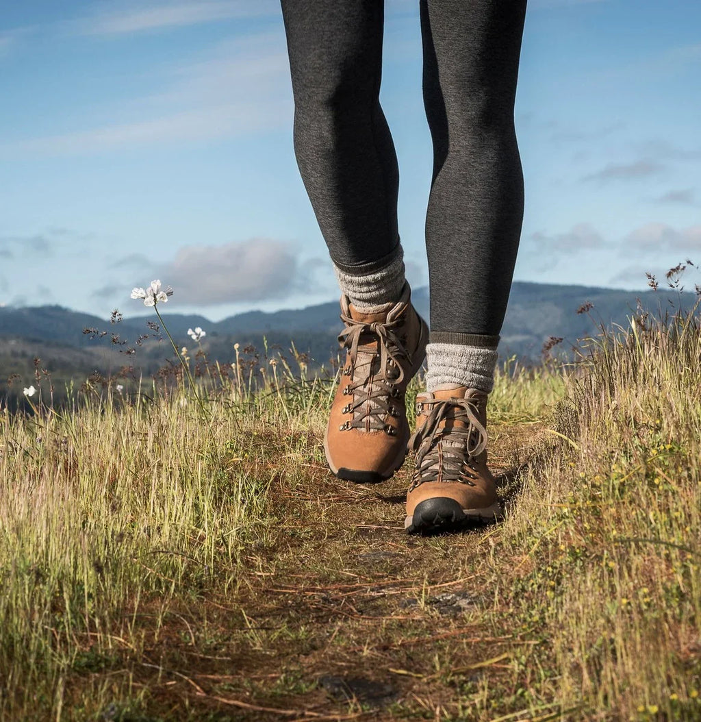 Women's Waterproof Leather Hiking Boot - Rich Brown