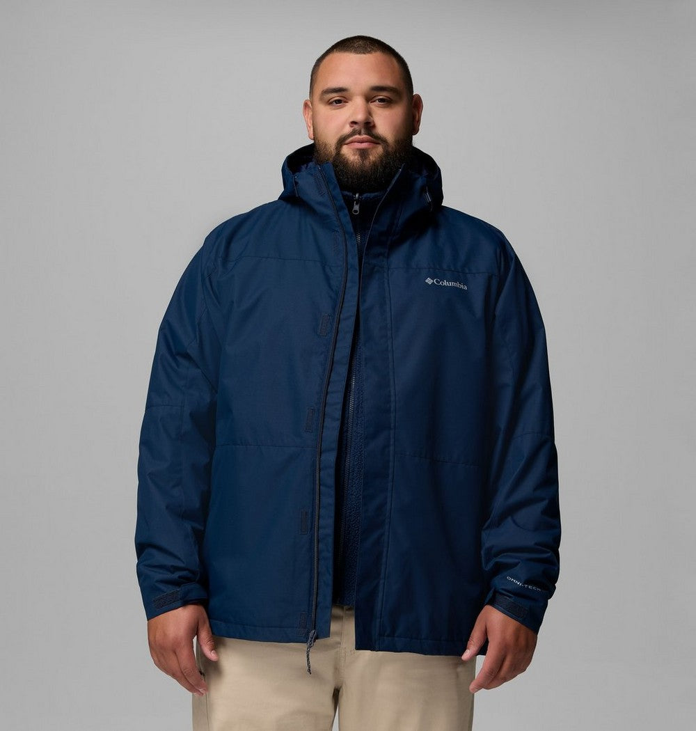 Men's Big 3-In-1 Waterproof Jacket - Green