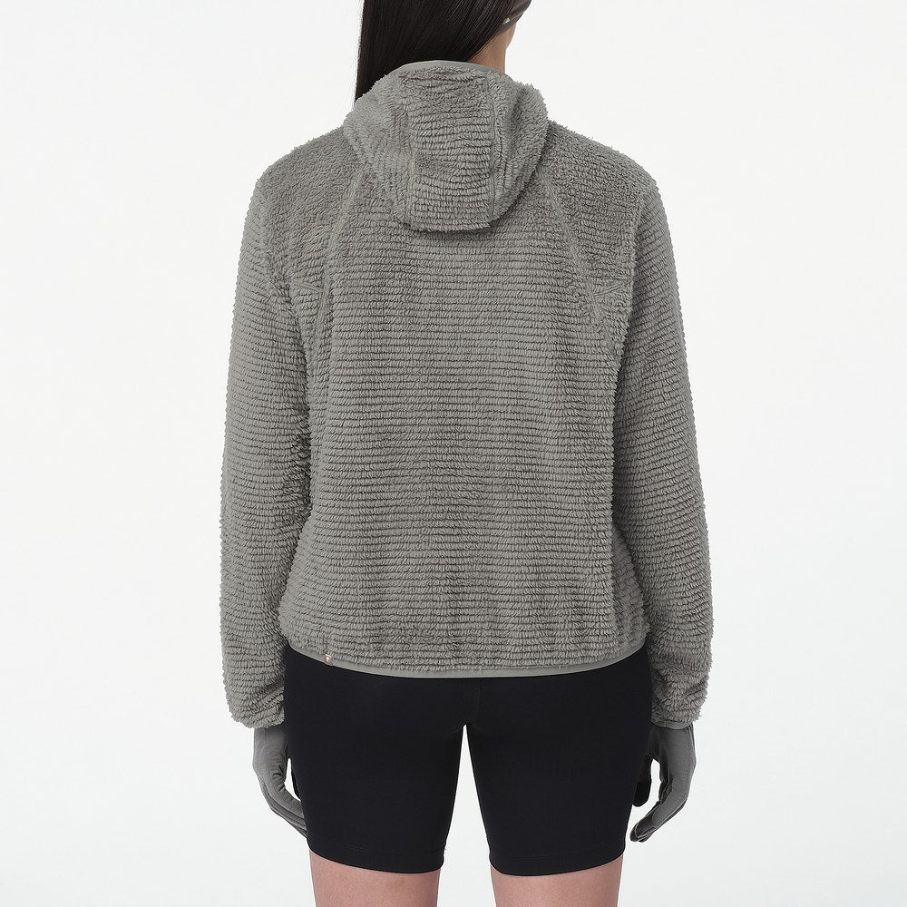 Women's Insulated Fleece Hoodie - Brown