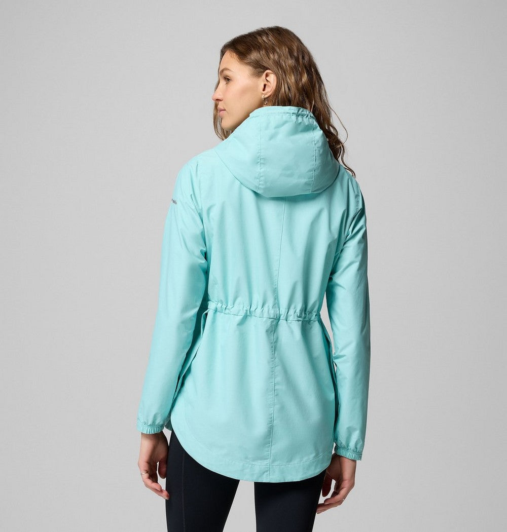 Women's Lightweight Hooded Rain Jacket - Fuchsia
