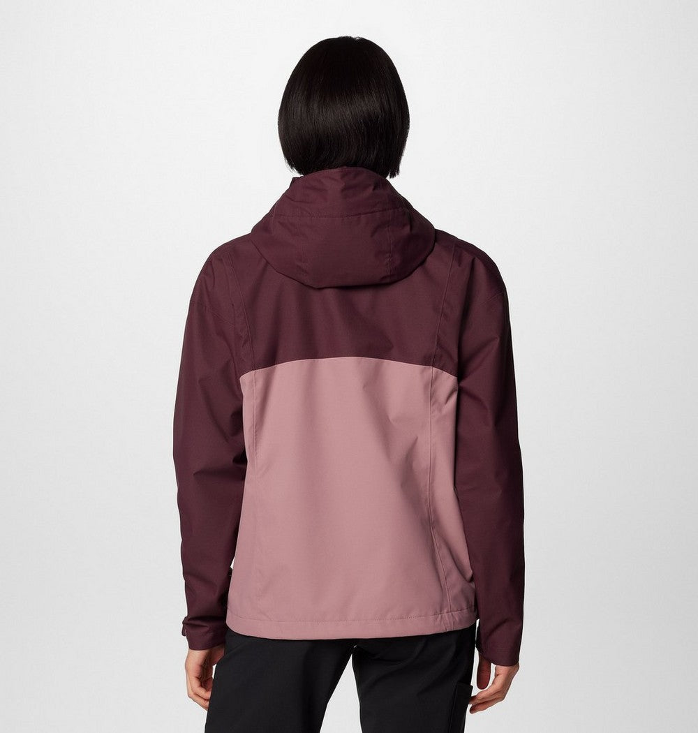 Women's Waterproof Rain Jacket - Coral