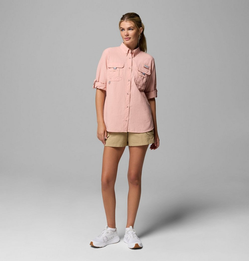 Women's Long Sleeve Fishing Shirt - Pink
