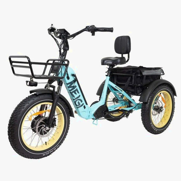 DWMEIGI Silverado 20 Foldable Fat Tire Electric Trike 48V/14AH 750W, 330LBS - MG2301