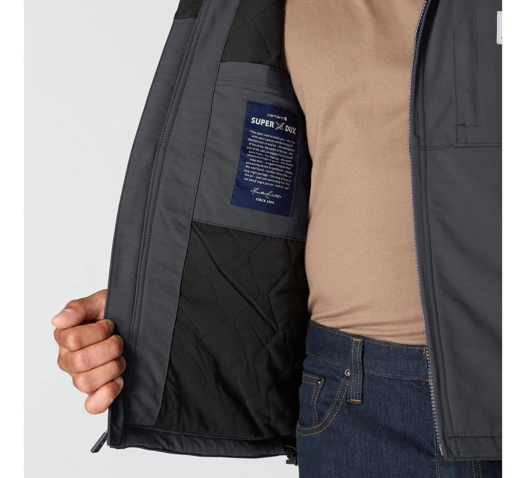 Men's Insulated Stretch Work Jacket - Gray