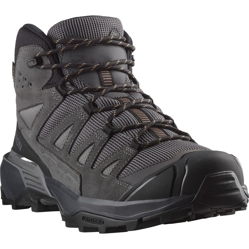 Men's Waterproof Leather Mid Hiking Boots - Tan