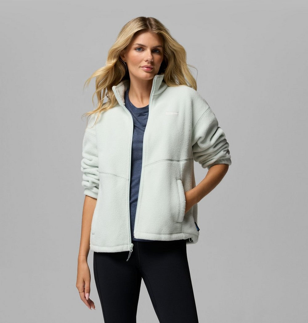 Women's Full-Zip Fleece Jacket - Tobacco