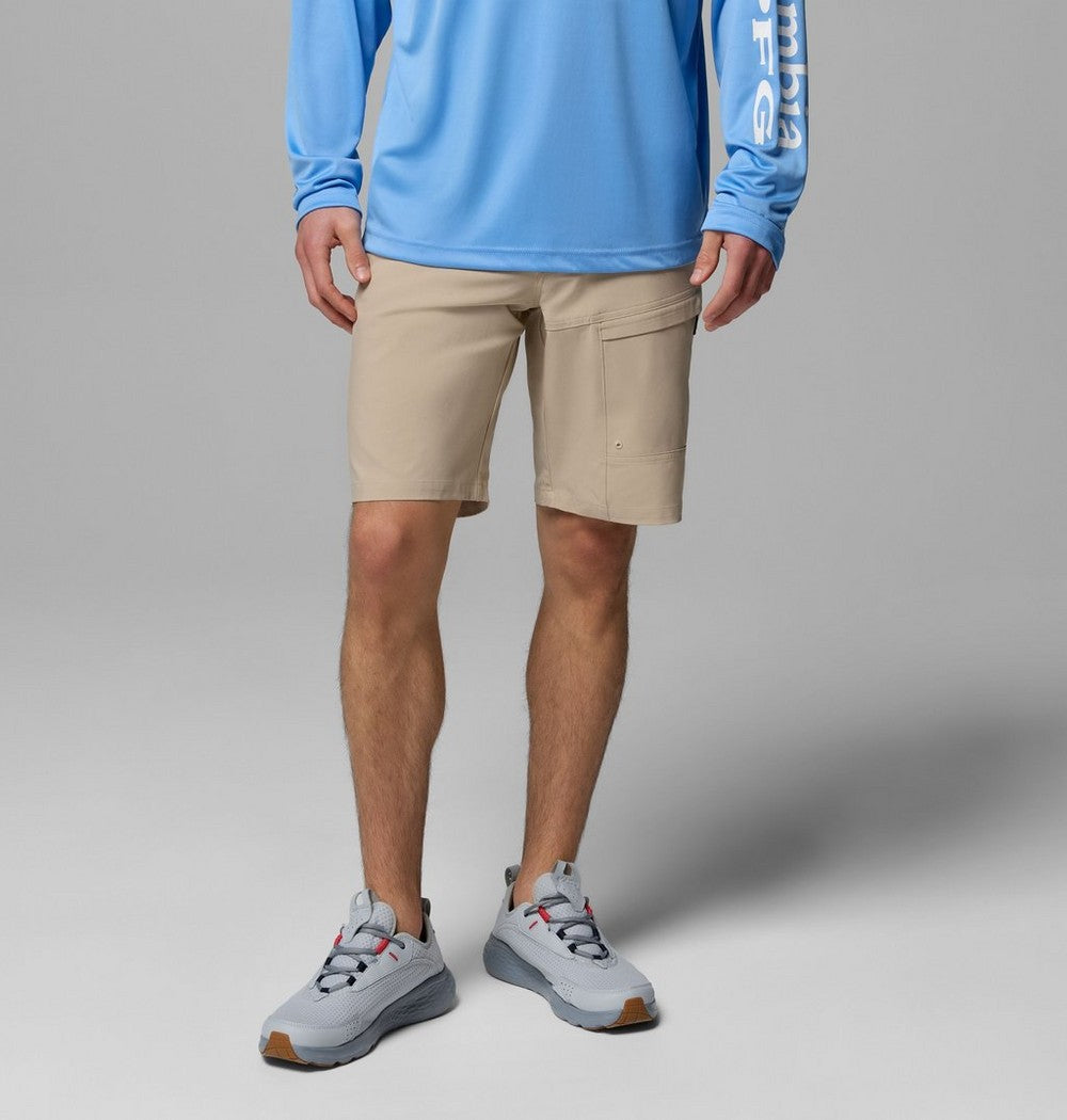 Men's Stretch Fishing Shorts - Tan