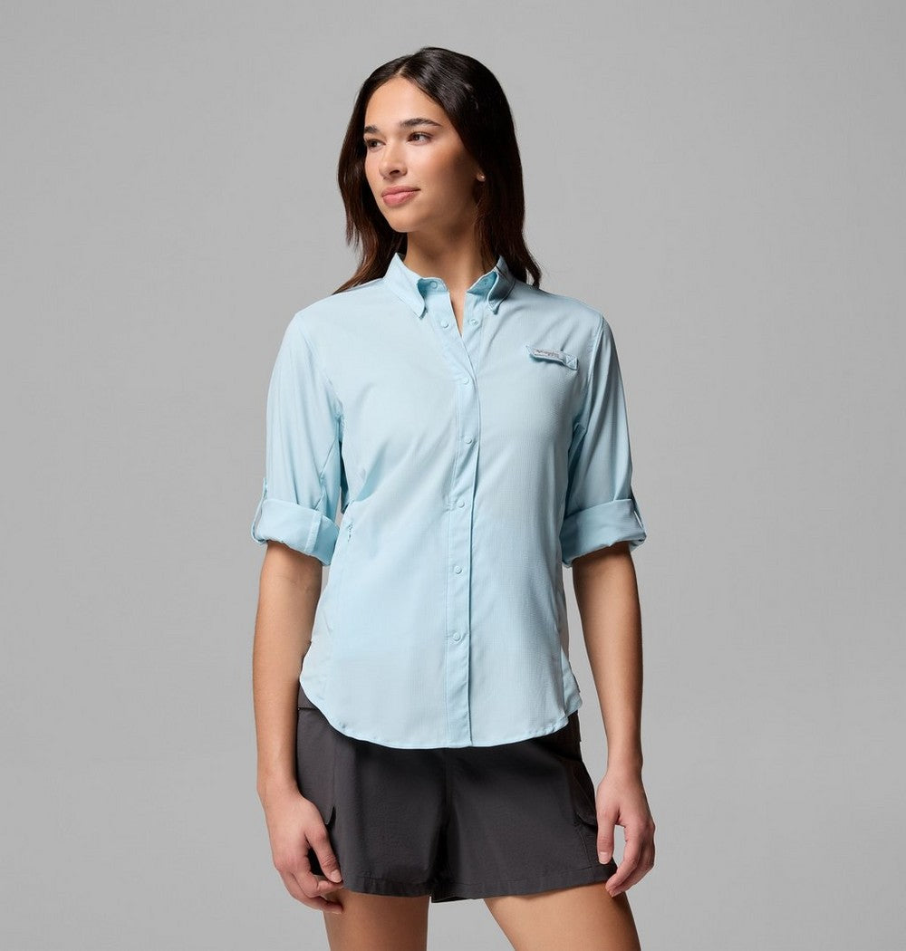 Women's Long Sleeve Fishing Shirt - Stone