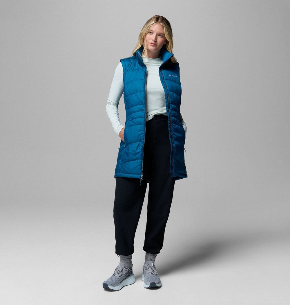 Women's Long Insulated Vest - Sage