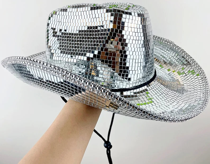 Disco Ball Cowboy Hat