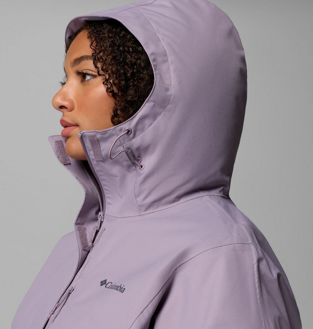 Women's Plus Size Waterproof Rain Jacket - Navy