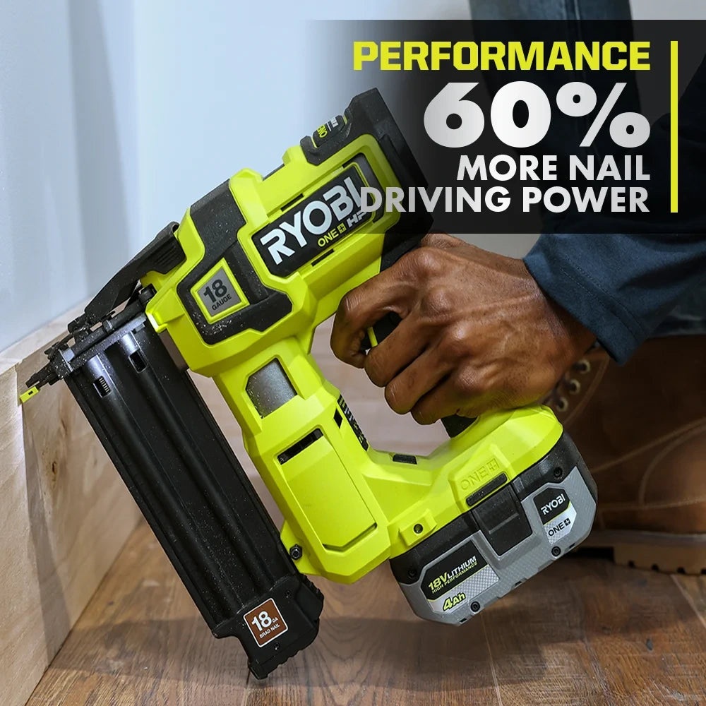 18V Brushless 18-Gauge Cordless Brad Nailer