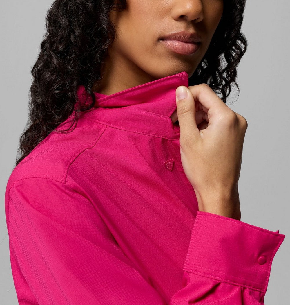 Women's Long Sleeve Fishing Shirt - Stone