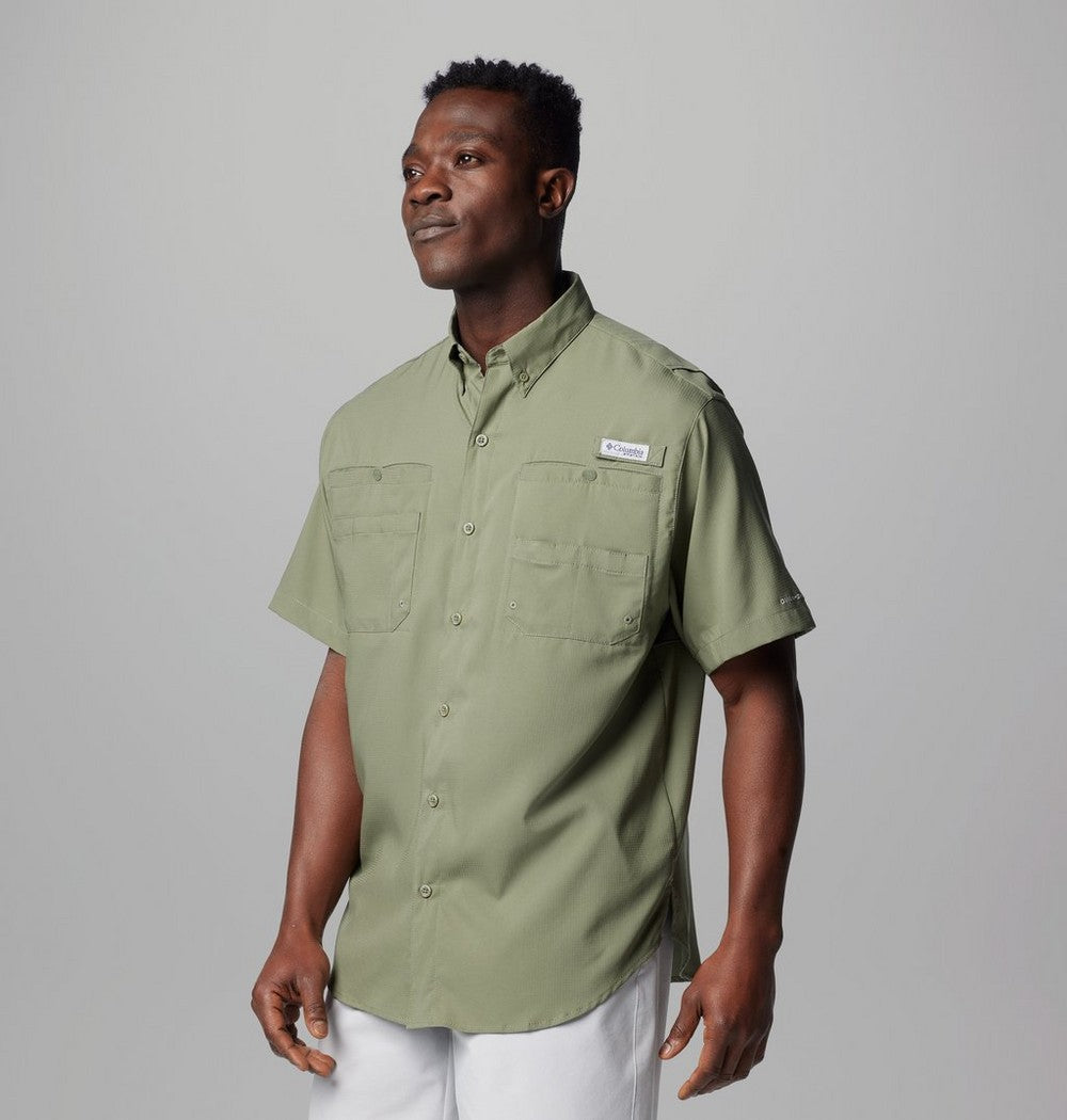 Men's Short-Sleeve Fishing Shirt - Blue