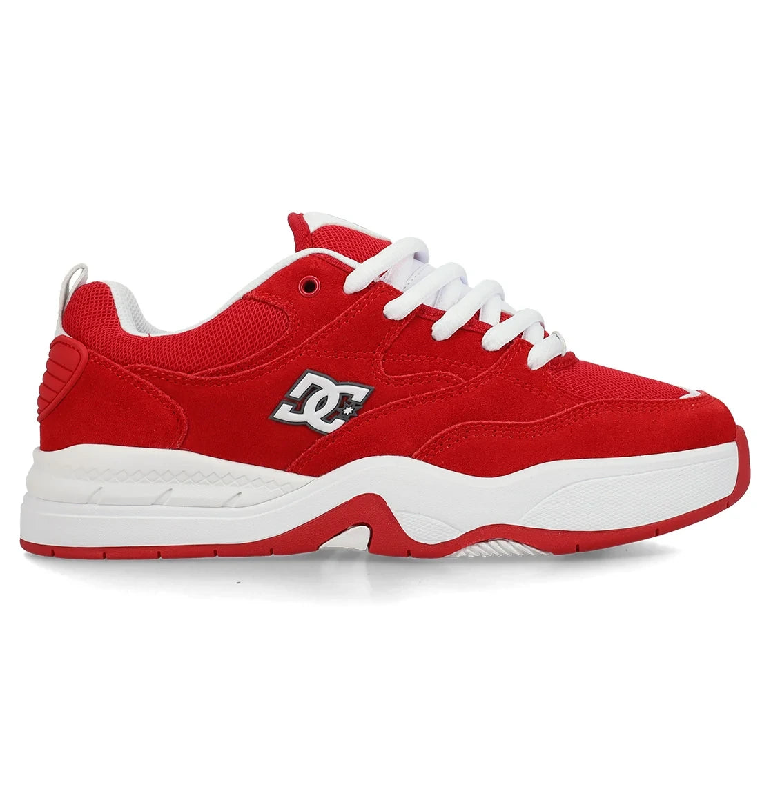 Men's Padded Skate Sneakers - Red White Black
