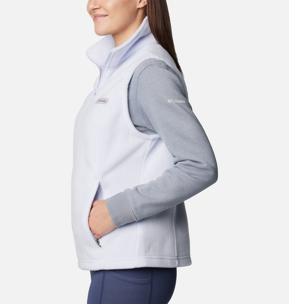 Women's Fleece Vest - Chalk