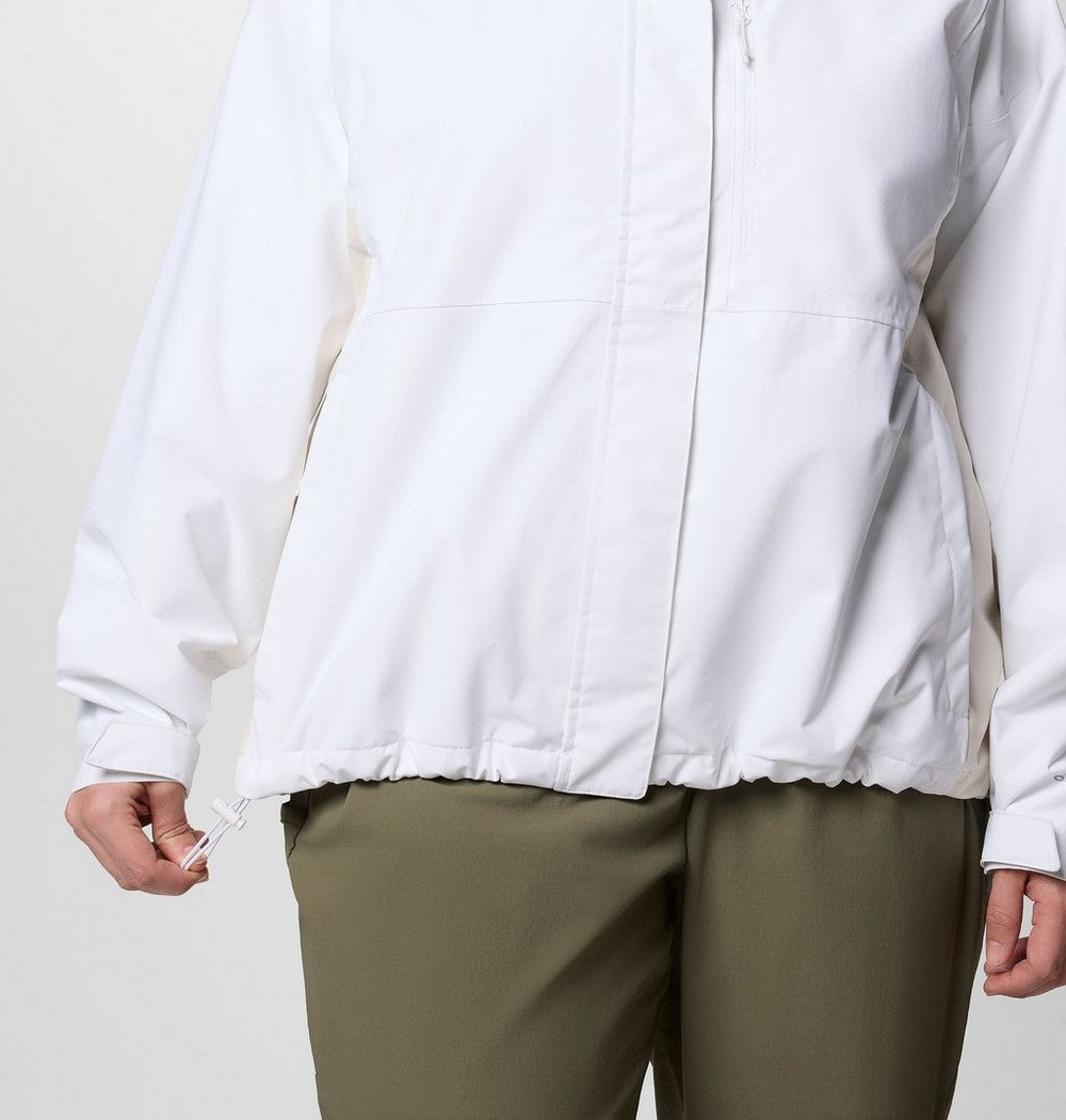 Women's Plus Size Waterproof Rain Jacket - Navy