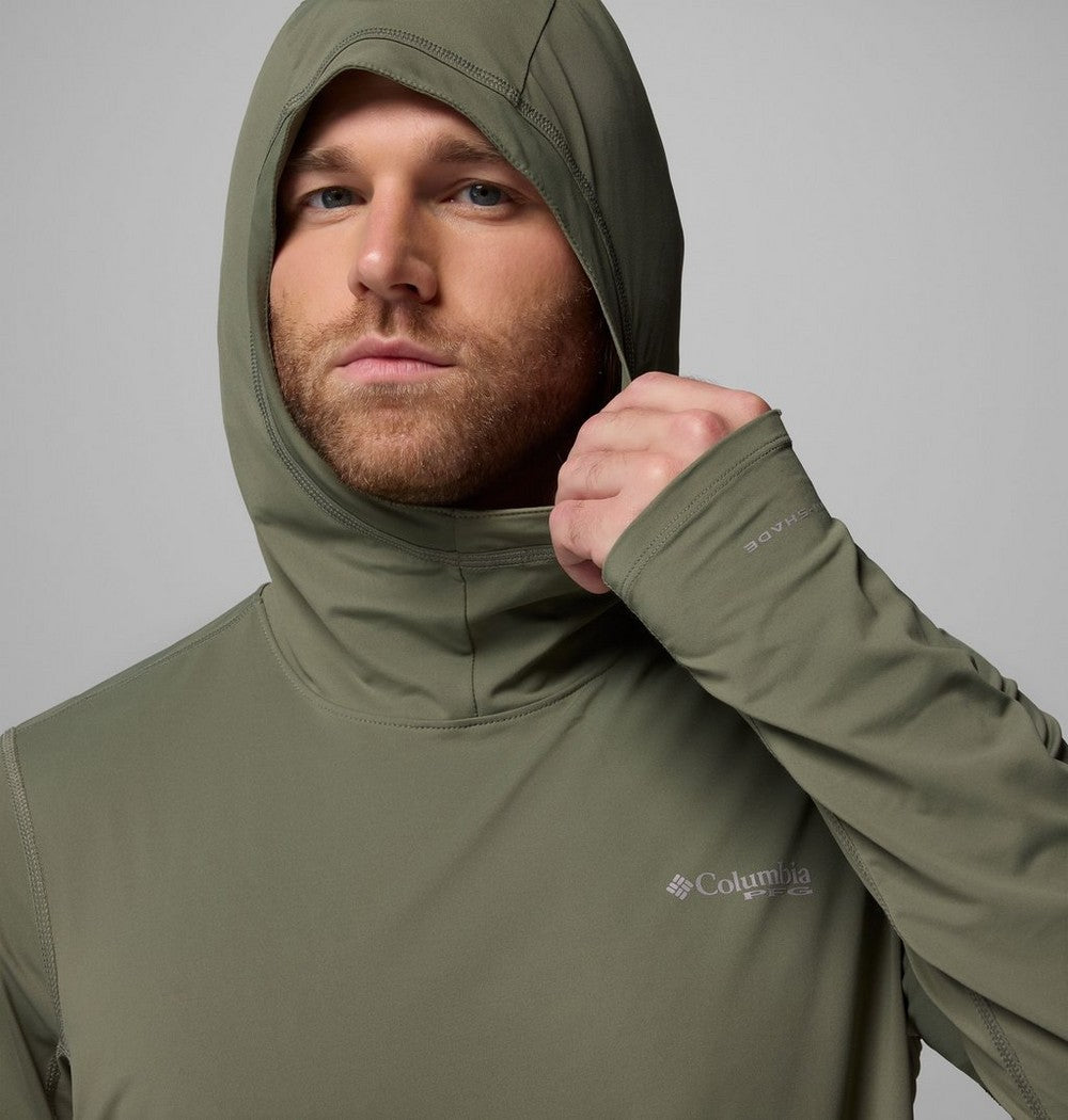 Men's UPF 50 Insect-Repellent Hoodie - Green